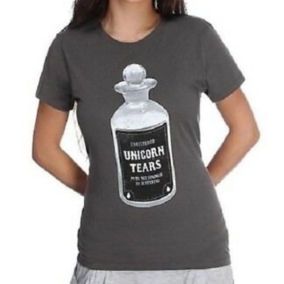 NEW IML Unicorn Tears Short Sleeve Tee Shirt - Picture 1 of 4